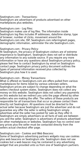 seatingturn privacy