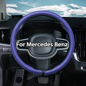 Acenewpart Fxpt-8dtqw-blue-48 For Mercedes Benz Carbon Fiber Steering Wheel Cover Good Grip Car Accessories