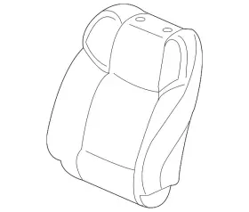 81521-tz3-a31zd Acura Genuine Seat Back Cover