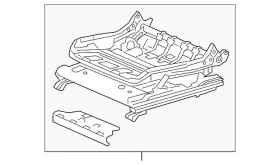 81536-tya-a61 Acura Genuine Cushion Frame