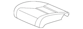 Acura 81537-3bh-a11 Genuine Seat Cushion Foam