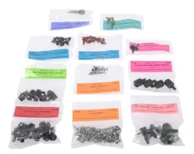 Amk Products Hk25 1969 Mustang Fastback 136 Piece Folding Seat/trap Door Fastener Kit
