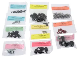 Hk27 Amk Products 1970 Mustang Fastback 136 Piece Folding Seat/trap Door Fastener Kit