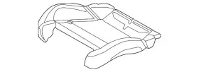 4j3-898-028-d Audi Genuine Seat Cushion Heater