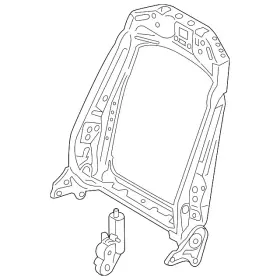 4k0-881-516-b Audi Genuine Seat Back Frame 4k0-881-516-b Audi Genuine Seat Back Frame