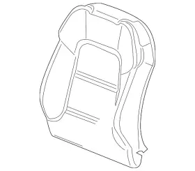 4l0-881-806-c-qjh Audi Genuine Seat Back Cover