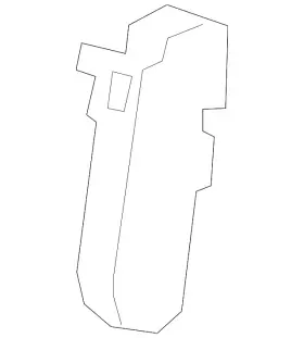 80a-885-297 Audi Genuine Seat Frame Catch