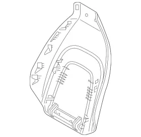 8s0-881-969-l-24a Audi Genuine Seat Back Panel