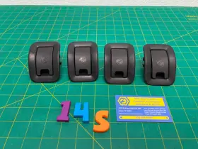 8t0887233 Audi 09-16 S4 A4 Rear Child Resistant Safety Hook Cover Cap Set Of 4 Oem