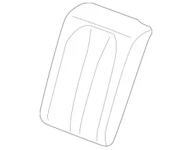 8w0-885-805-d-kgn Audi Genuine Seat Back Cover 8w0-885-805-d-kgn Audi Genuine Seat Back Cover