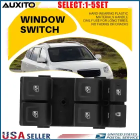 1s14006 Auxito Window Master Switch Left Front For Chevy Silverado 1500 2500 3500 2014-19 1-10x