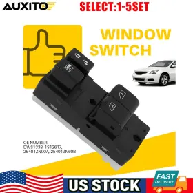 25401zn00a Auxito Left Driver Side For Nissan Altima 2013-2018 Power Window Master Switch 1-10x