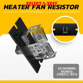 3798317 Auxito 3929052 Fit 1967-1981 Chevrolet Camaro Heater Blower Motor Resistor Gm 1-3x