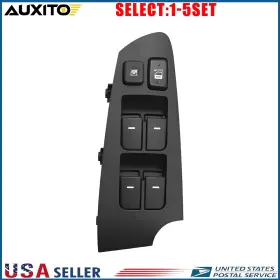 93570-1m100wk Auxito Power Window Switch Front Door Left Side For Kia Forte 10-13 1-10x