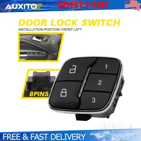Bb5z14776aa Auxito For Ford Edge 15-24 Driver Side Door 7 Pin Power Seat Adjust Control Switch 1-10