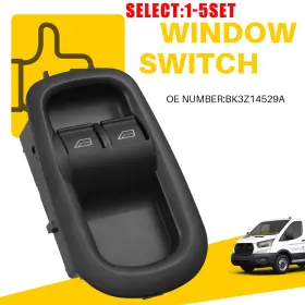 Bk3z14529a Auxito Front Left Master Power Window Door Switch For 15-23 Ford Transit 150 250 1-10x
