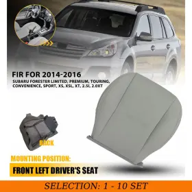 Auxito Fo1290134c 1-10x Driver Heated&non-heated Bottom Seat Cover Gray For 14-16 Subaru Forester