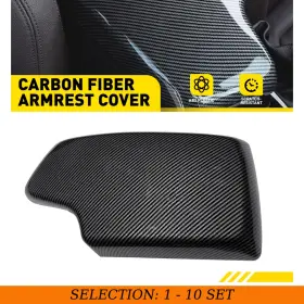 Auxito Fsxg-f30-13-18 For Bmw F32 428i 430i 435i 14-20 Carbon Fiber Color Armrest Box Cover Trim 1-10x