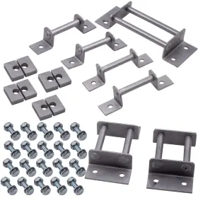 2xolg8 Bfo Steel Third Row Seat Bracket With Strikers And Bolts Kit For Chevrolet Tahoe