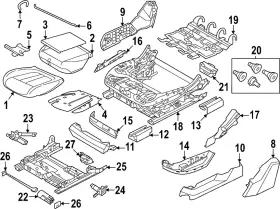 52-10-5-a35-b35 Bmw Genuine 2022-2024 Ix - Seat Adjuster