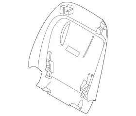 52-10-5-a56-012 Bmw Genuine Seat Back Panel