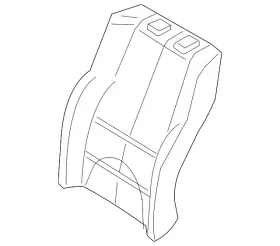 52-10-6-994-379 Bmw Genuine Seat Back Pad