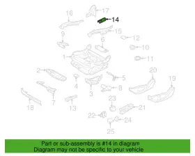 52-10-7-302-209 Bmw New Oem 100% Genuine Seat Track End Cover - In-stock
