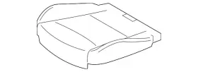 52-10-7-344-893 Bmw Genuine Seat Cushion Pad