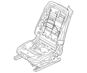 52-10-7-351-865 Bmw Genuine Seat Frame 52-10-7-351-865 Bmw Genuine Seat Frame