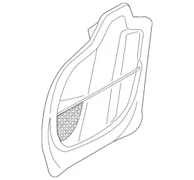 Bmw 52-10-7-351-931 Genuine Seat Back Panel