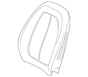 52-10-7-374-623 Bmw Genuine Seat Back Cover
