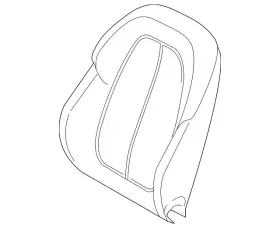 52-10-7-374-634 Bmw Genuine Seat Back Cover