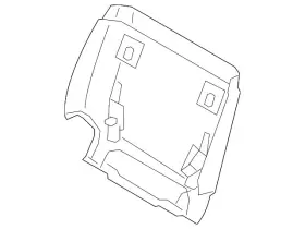 52-10-7-409-614 Bmw Genuine Seat Back Panel