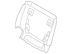52-10-7-409-617 Bmw Genuine Seat Back Panel