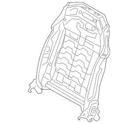 52-10-7-457-276 Bmw Genuine Seat Back Frame