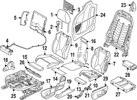 52-10-7-911-654 Bmw Genuine Seat Adjuster