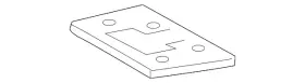 52-10-8-072-077 Bmw Genuine Lower Support