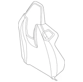 52-10-8-745-177 Bmw Genuine 2021-2024 M4 - Seat Back Panel