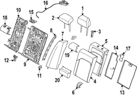 52-20-5-a17-bb7 Bmw Genuine Lock Cable