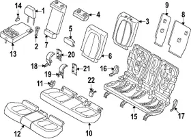 52-20-5-a19-f45 Bmw Genuine Armrest Cover