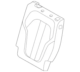 52-20-5-a3c-922 Bmw Genuine Seat Back Cover 52-20-5-a3c-922 Bmw Genuine Seat Back Cover