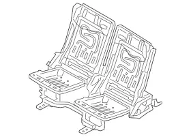 52-20-7-444-987 Bmw Genuine Seat Frame