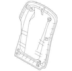 52-20-9-484-069 Bmw Genuine Seat Back Panel