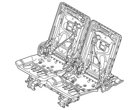 52-30-7-440-490 Bmw Genuine Seat Frame