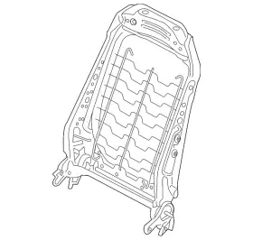 52107358299 Bmw Genuine Seat Back Frame