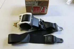 72118167971 Bmw Left Front Seat Belt Strap Black Fits 5 7 Series 1985-1996