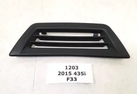 7340268 Bmw 14-20 Oem F33 F83 M4 Front Driver Seat Neck Warmer Grille Cover Trim