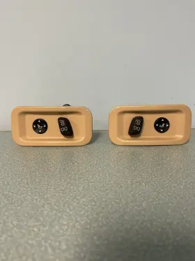 8352289 Bmw 94-01 E38 740i 740il 750il Tan Rear Seat Lumbar Adjustment Switches Pair
