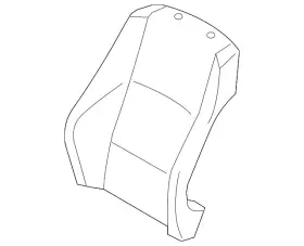 52107477044 Bmw Mini Genuine Seat Back Cover