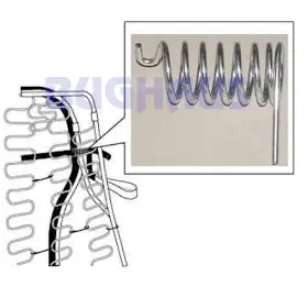 111885567 Bughaus Vw Beetle Convertible 68-79 Rear Seat Locking Spring - Tough To Find Free Ship